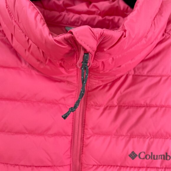 Columbia Womens Plus XXL Pink Puffer Jacket Lightweight Insulated Zip Up - Picture 7 of 9